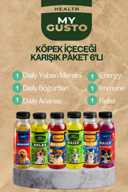 My Gusto Health Köpek İçeceği 6'lı Health ve Daily Paket (Relax-Energy-Immune-Daily)