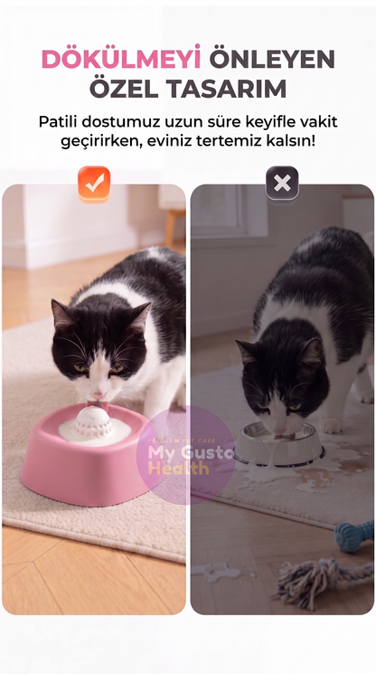 Çok Amaçlı İnteraktif Kedi Mama ve Ödül Kabı, Kedi Yalama Topu
