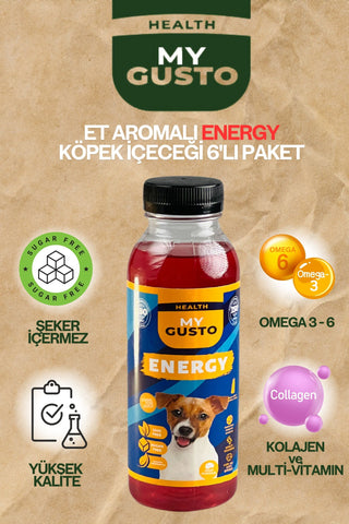 Et Aromalı Energy Köpek İçeceği 6 Adet 300 ml